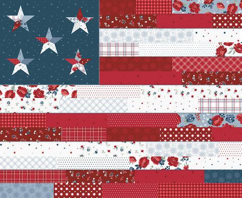 American Dream Flag Panel by Dani Mogstad for Riley Blake Designs