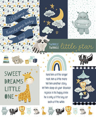 It's A Boy Navy Welcome Baby Boy Panel by Echo Park Paper for Riley Blake Designs