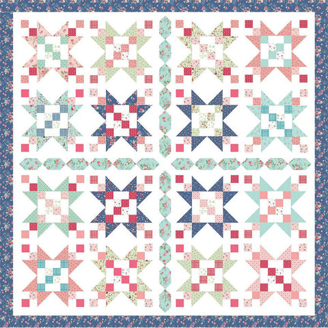 Starry Meadows Quilt Pattern by Beverly McCullough