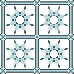 Snowfall Quilt Pattern by Material Girl Quilts