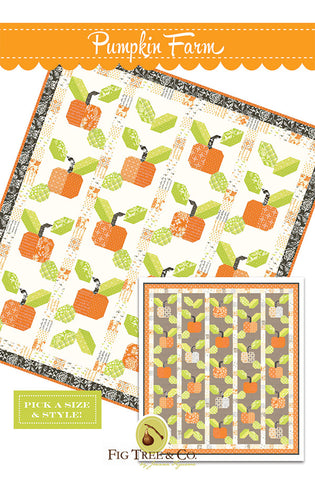 Pumpkin Farm Quilt Pattern by Fig Tree & Co