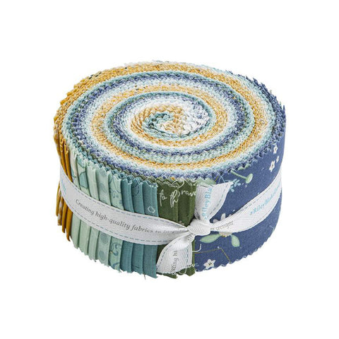 Daisy Fields 2.5" Rolie Polie by Beverly McCullough for Riley Blake Designs