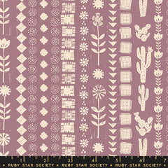 Heirloom Lilac Garden Rows Yardage by Ruby Star Society for Moda Fabrics