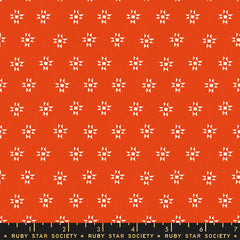 Heirloom Warm Red Star Shine Yardage by Ruby Star Society for Moda Fabrics