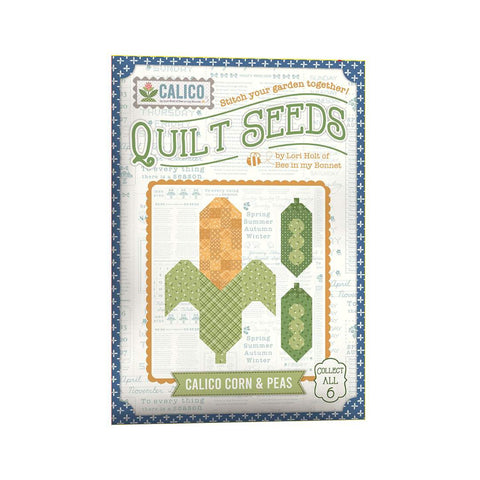 Calico Corn & Peas Quilt Seeds Pattern by Lori Holt of Bee in my Bonnet