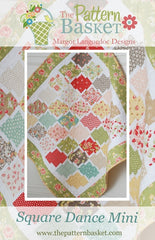 Square Dance Mini Quilt Pattern by The Pattern Basket