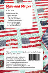 Stars And Stripes Quilt Pattern by Thimble Blossoms