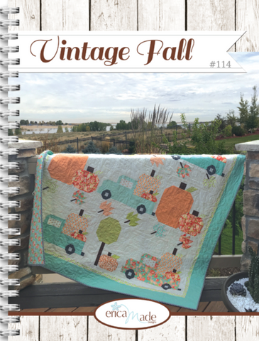 Vintage Fall Quilt Pattern by Erica Made Designs