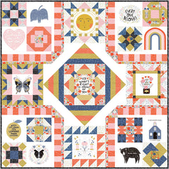 Words To Live By Quilt Kit by Gingiber for Moda Fabrics