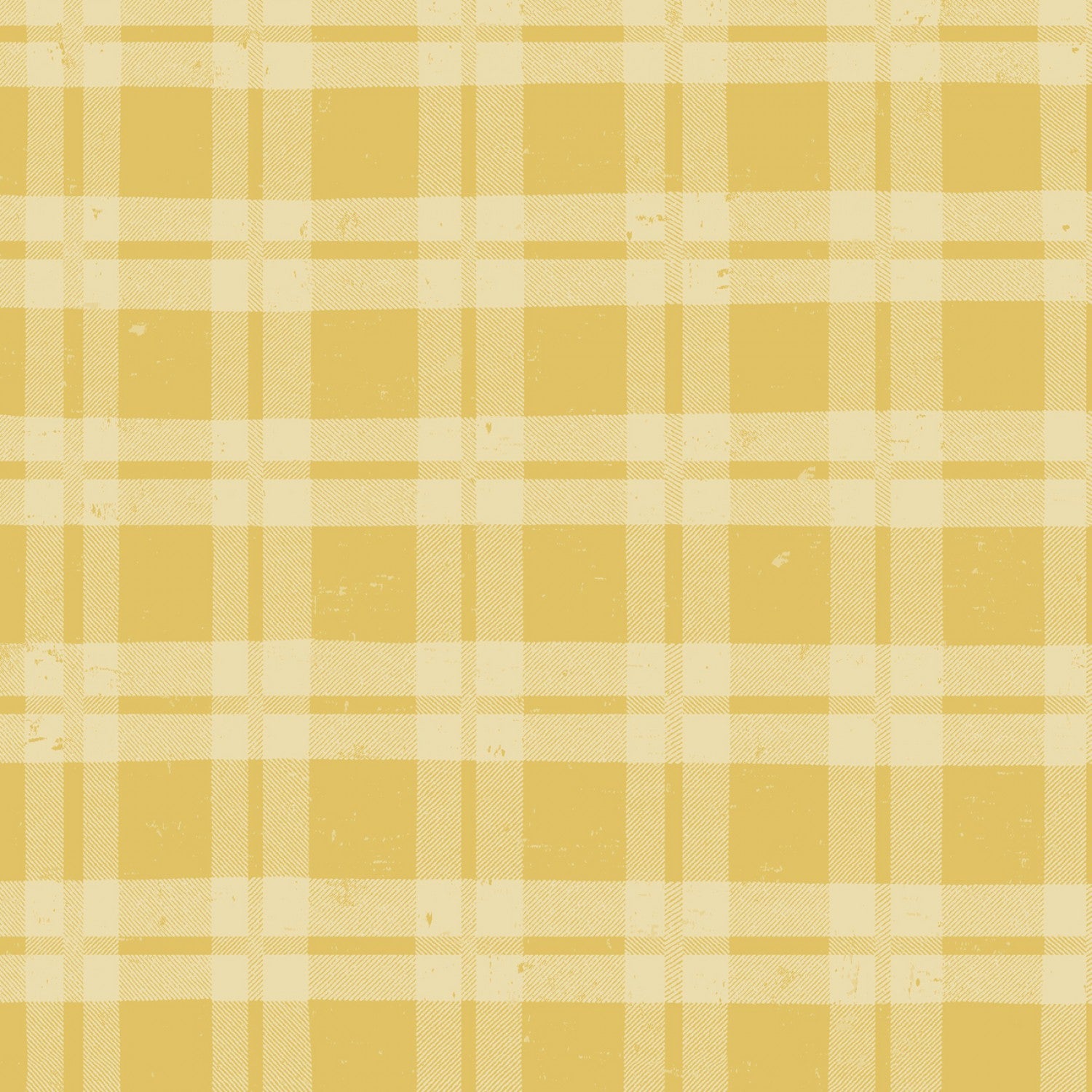 Lemonade Dark Yellow Plaid Yardage by Dan DiPaolo for Clothworks
