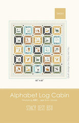 Alphabet Log Cabin Quilt Pattern by Stacy Iest Hsu