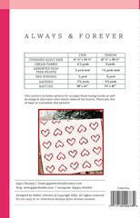 Always & Forever Quilt Pattern by Gigi's Thimble
