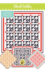 Black Dahlia Quilt Pattern by Fig Tree & Co.