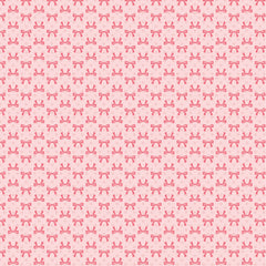 Dots & Posies Blush Bows Yardage by Lori Woods for Poppie Cotton Fabrics