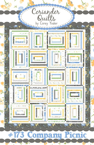 Company Picnic Quilt Pattern by Coriander Quilts