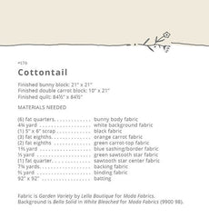 Cottontail Quilt Pattern by Lella Boutique