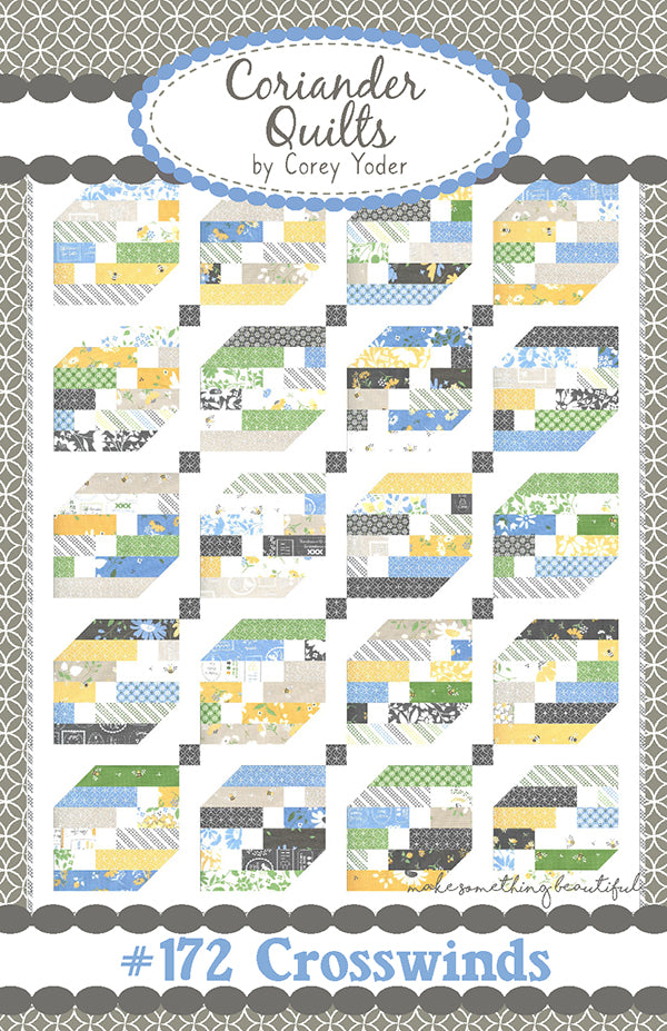 Crosswinds Quilt Pattern by Coriander Quilts
