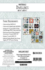 Dwellings Quilt Pattern by Gingiber