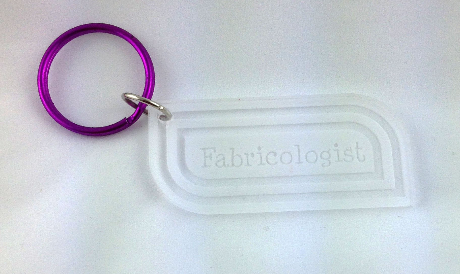 Key Ring Fabricologist from Fabric Fanatics