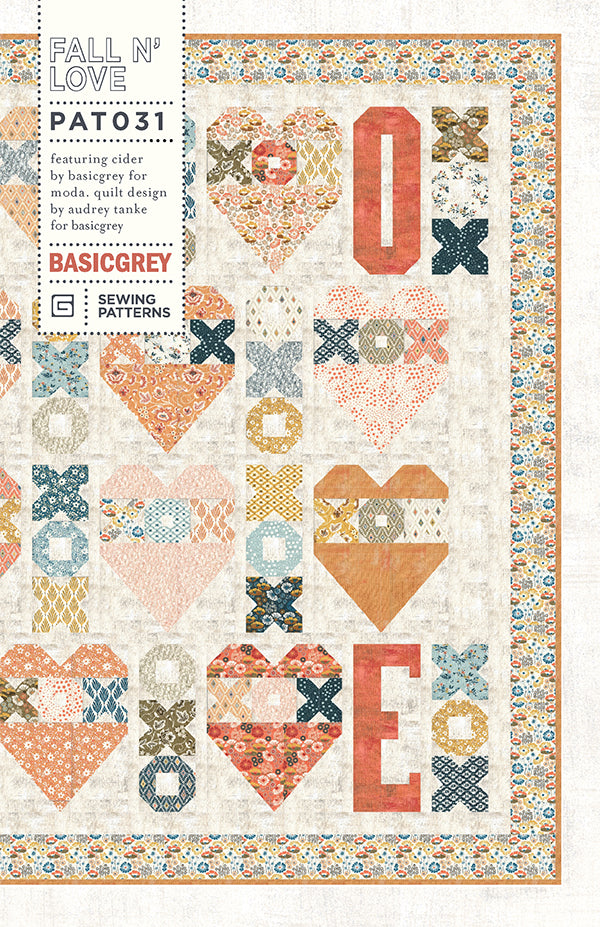 Fall Love Quilt Pattern by Basic Grey for Moda Fabrics – LouLou's Shop