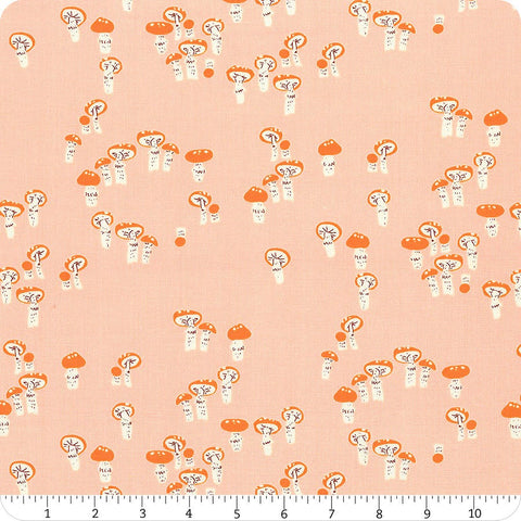 Far Far Away 3 Pink Mushrooms Yardage by Heather Ross for Windham Fabrics