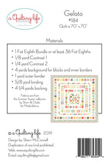 Gelato Quilt Pattern by A Quilting Life Designs