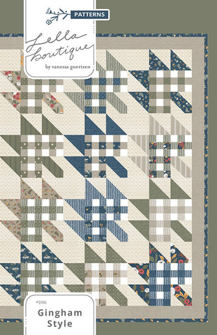 Gingham Style Quilt Pattern by Lella Boutique