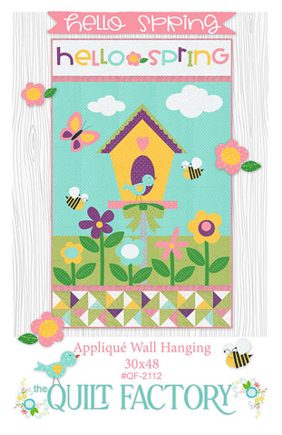 Hello Spring Quilt Pattern by The Quilt Factory
