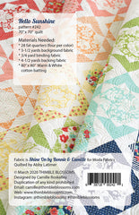 Hello Sunshine Quilt Pattern by Thimble Blossoms