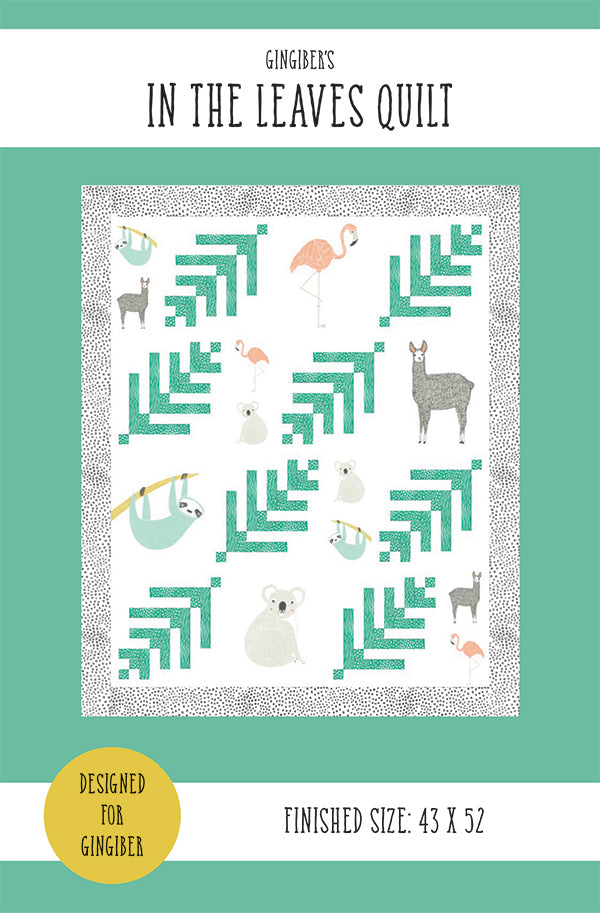 In The Leaves Quilt Pattern by Gingiber