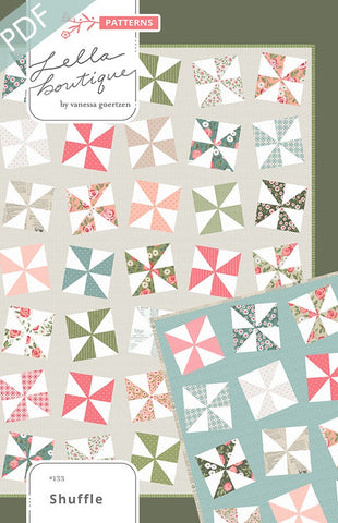 Shuffle Quilt Pattern by Lella Boutique