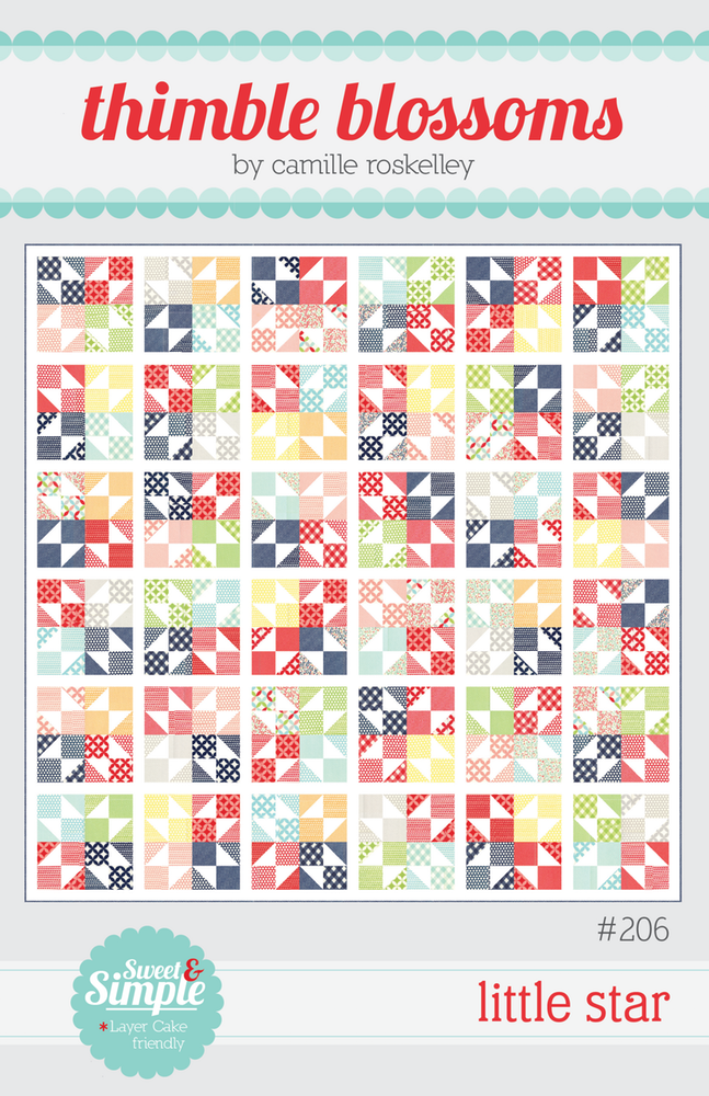 Little Star Quilt Pattern by Thimble Blossoms