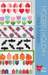 Modern Holiday Table Runner Pattern by Cluck Cluck Sew