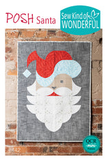 Posh Santa Quilt Pattern by Sew Kind of Wonderful