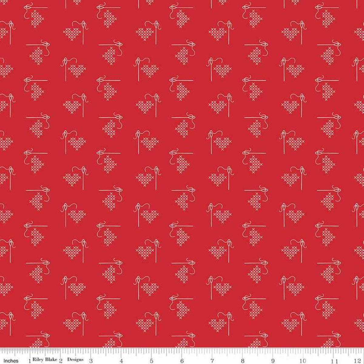 Bee Basics Red Heart Yardage by Lori Holt for Riley Blake Designs