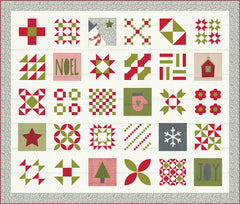 Red Barn Christmas Quilt Kit by Sweetwater for Moda Fabrics