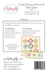 Simply Charming Quilt Pattern by A Quilting Life Designs
