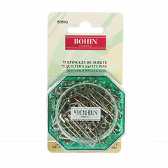 Bohin Safety Quilting Pin, Size 2, 75ct