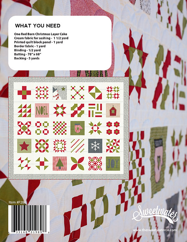 Starlite Christmas Quilt Pattern by Sweetwater