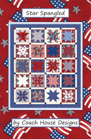Star Spangled Quilt Pattern by Coach House Designs