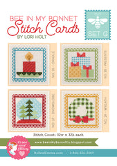 Stitch Cards Set G Cross Stitch Pattern by Lori Holt of Bee in my Bonnet