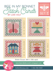 Stitch Cards Set I Cross Stitch Pattern by Lori Holt of Bee in my Bonnet