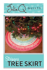Strippy Tree Skirt Pattern by Julie Q Quilts
