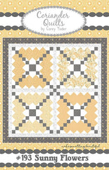 Sunny Flowers Quilt Pattern by Coriander Quilts