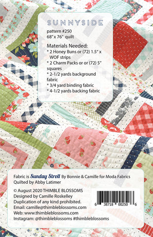 Sunnyside Quilt Pattern by Thimble Blossoms