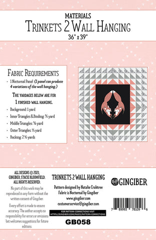 Trinkets 2 Wall Hanging Pattern by Gingiber