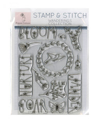 Stamp and Stitch Wanderings Collection by Poppie Cotton